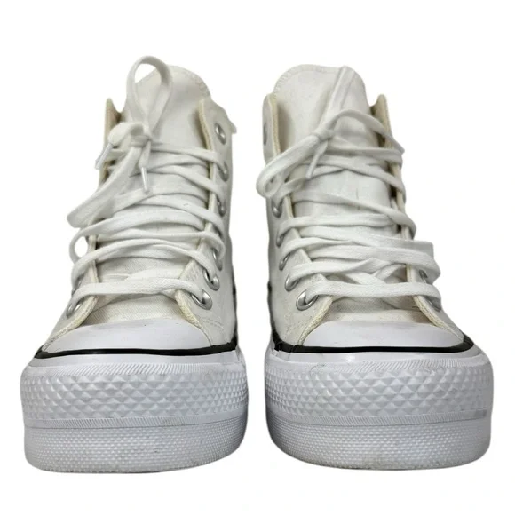 Converse Kids Chuck Taylor All Star Lift Platform Canvas High-Top Sneakers - Picture 4 of 15